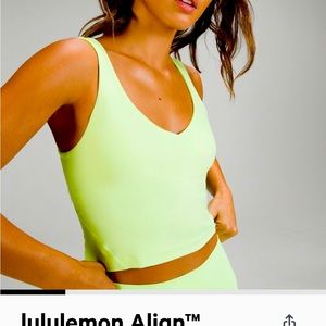 Lululemon Align Crop Tank Top Size 4